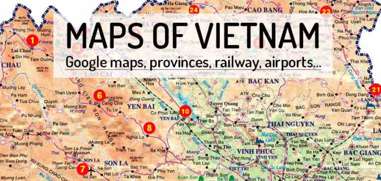 vietnam-map-north-south | Northern Vietnam