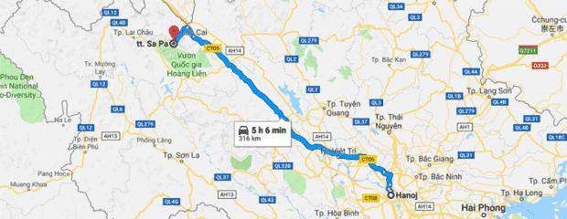 hanoi-sapa-route-map