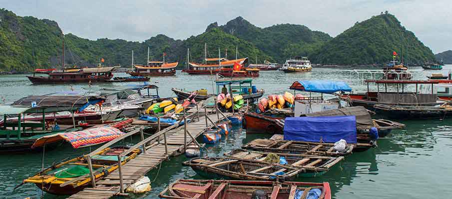 cat-ba-island-tourist-boats