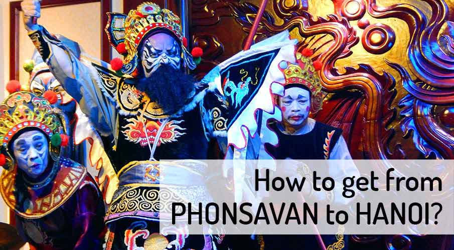 How to get from Phonsavan to Hanoi