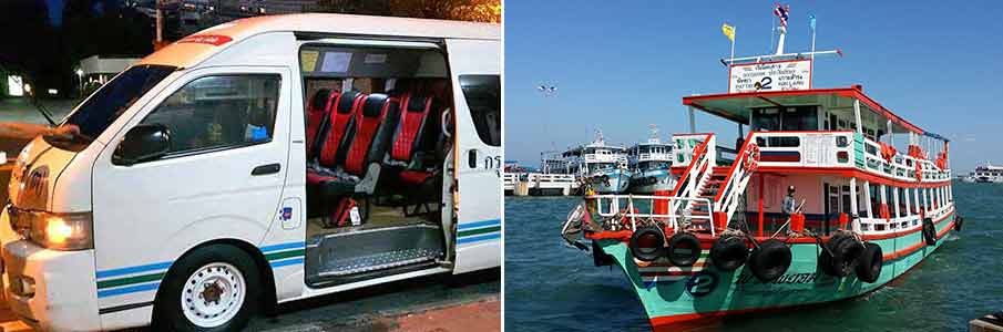 minivan-ferry-bangkok-to-koh-larn