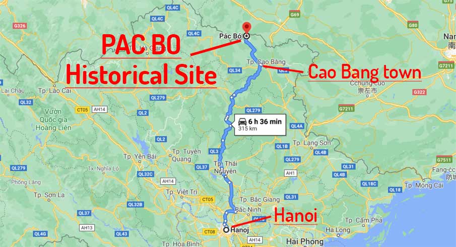 map-route-hanoi-to-pac-bo-cave