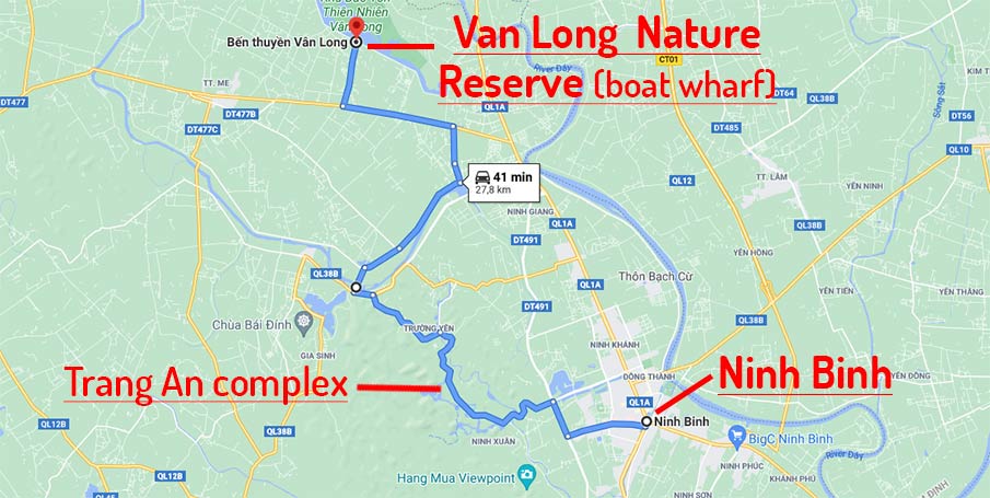 van-long-nature-reserve-travel-route-map