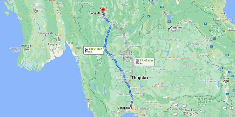 bangkok-to-chiang-mai-travel-bus-route