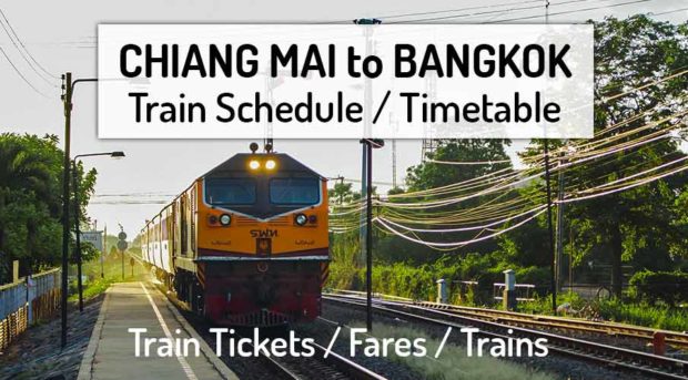 CHIANG MAI to BANGKOK → Train Schedule ☀️ | 2024