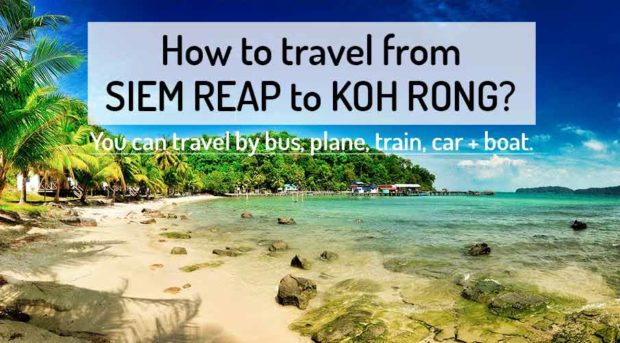 travel from siem reap to koh rong