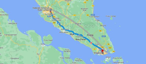 kuala lumpur to singapore travel