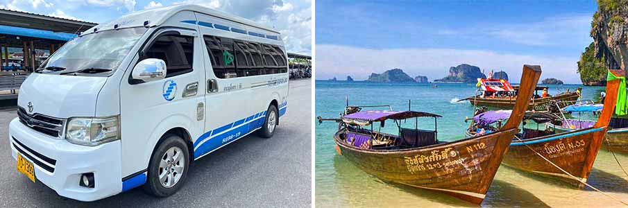 van-bus-boat-koh-lanta-to-railay-beach