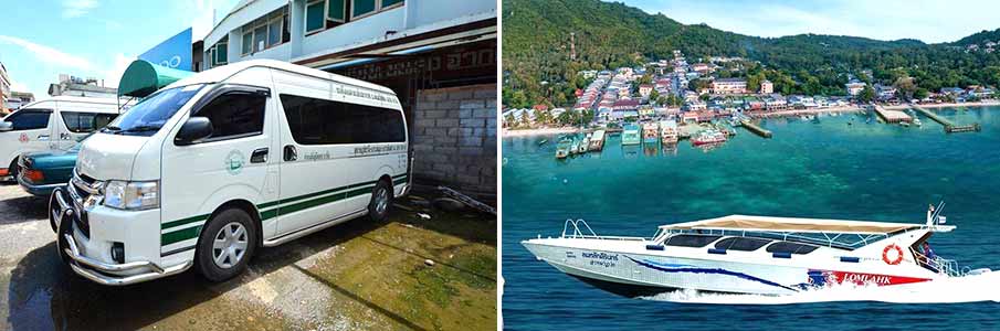 van-bus-ferry-boat-koh-lanta-to-koh-tao