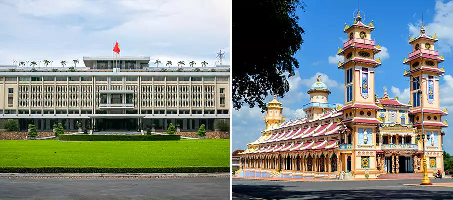 independence-palace-saigon-tay-ninh-temple