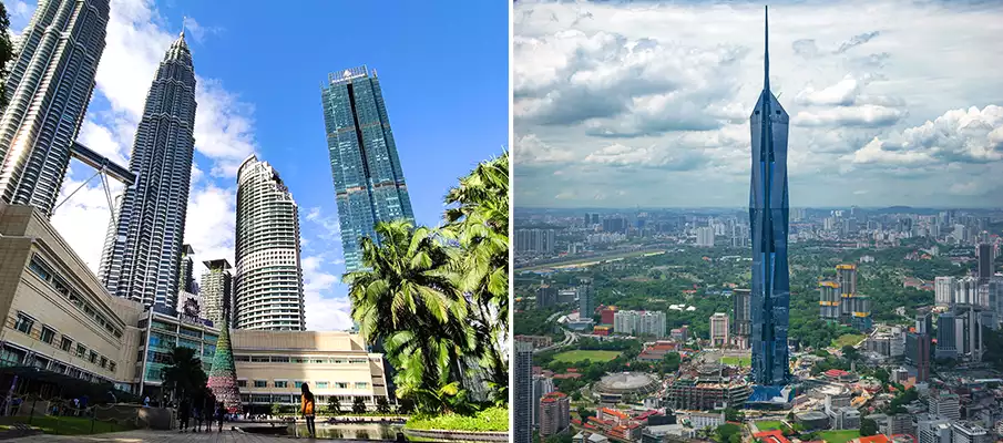 kuala-lumpur-skyscrapers-modern-architecture