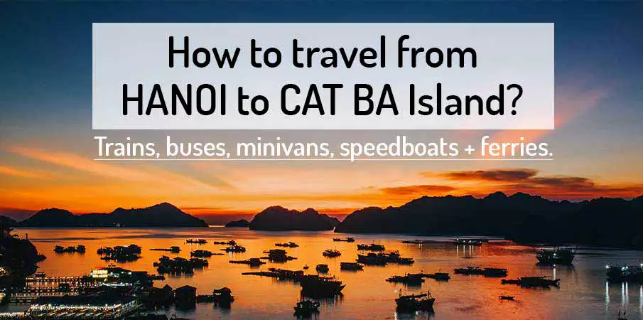 How to get from Hanoi to Cat Ba Island