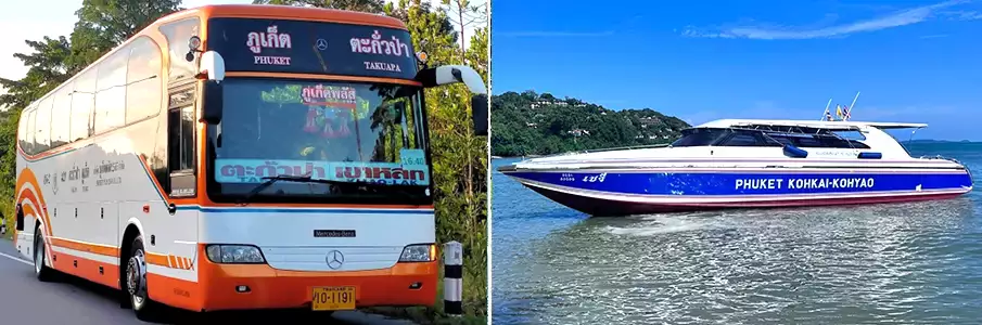 bus-speedboat-khao-lak-to-koh-yao-yai