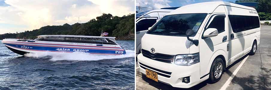Ferry + Van de Krabi a Koh Phi Phi ferry-minivan-de-krabi-a-koh-phi-phi