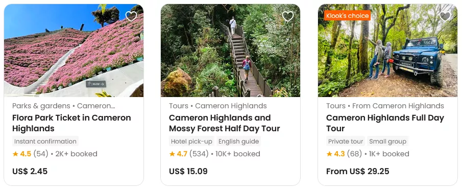 cameron-highlands-tour-activity-tickets