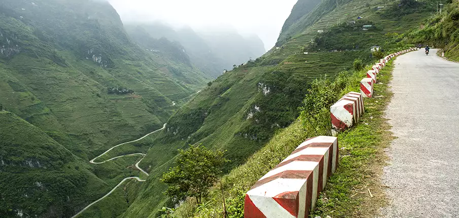 Průsmyk Ma Pi Leng v Ha Giang, Vietnam