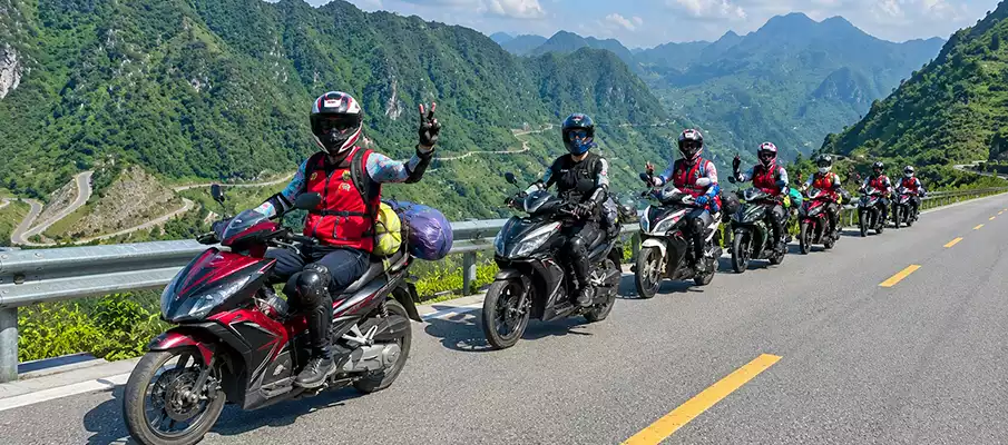 Motorbike travel in Ha Giang Vietnam Motorbike tour in Ha Giang Loop northern Vietnam