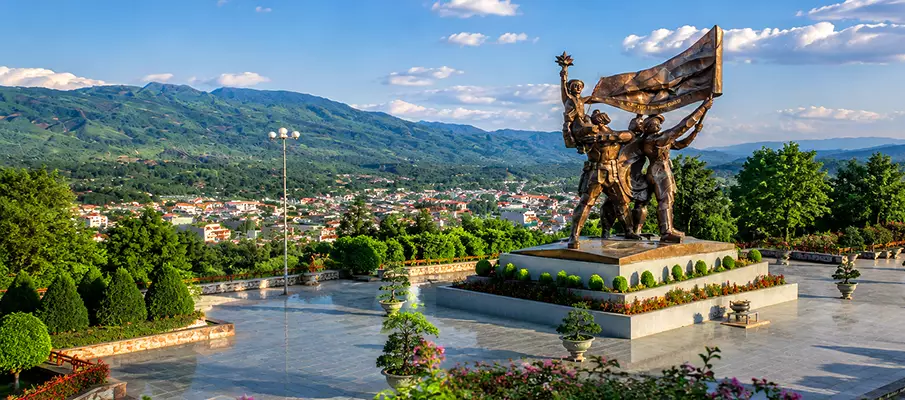 Dien Bien Phu Victory Monument, Vietnam Dien Bien Phu Victory Monument in Dien Bien Phu, Vietnam