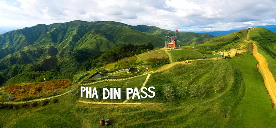 Pha Din Pass Viewpoint between Son La and Dien Bien Pha Din Pass viewpoint between Son La and Dien Bien provinces, northwest Vietnam
