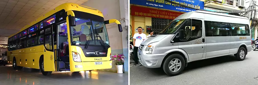Bus and minivan from Hanoi and Sapa to Bac Ha in northern Vietnam