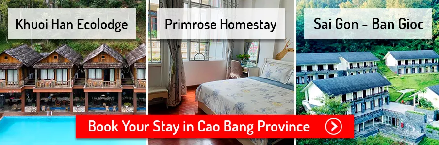 Hotels and homestays in Cao Bang Vietnam