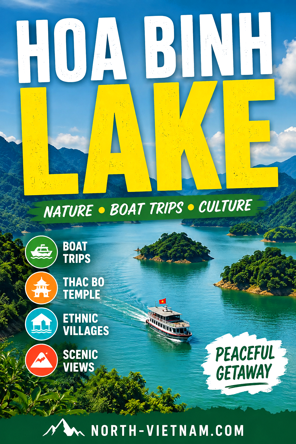Hoa Binh Lake Travel Guide – Top Attractions, Boat Trips & Travel Tips Hoa Binh Lake travel guide with top attractions, boat trips, and travel tips in northern Vietnam
